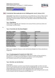 Protokoll der Diözesankonferenz im Frühjahr 2011 als PDF