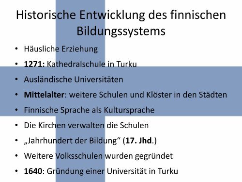 Bildungssystem Finnland - Dr. Hans Toman