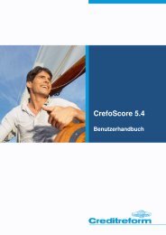 CrefoScore Benutzerhandbuch - Creditreform Dresden