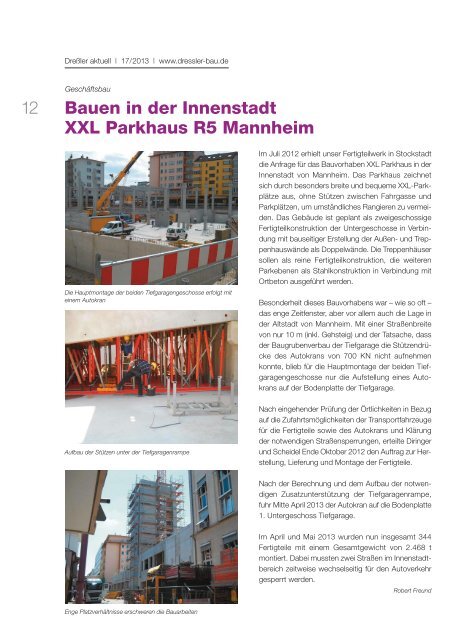 Dreßler Aktuell - Ausgabe 17 - Dreßler bau