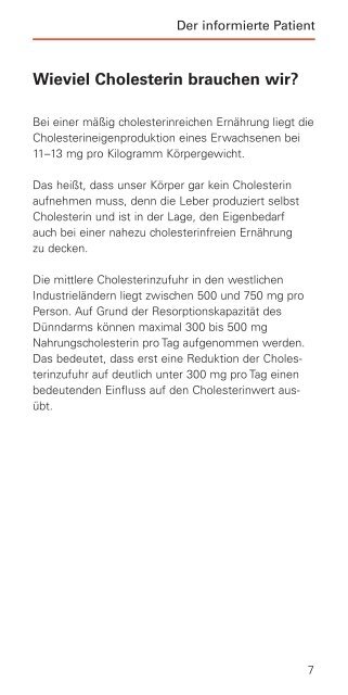 Natürlich Cholesterin senken! - Dr. Falk Pharma GmbH