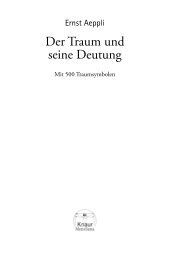 Der Traum und seine Deutung - Verlagsgruppe Droemer Knaur