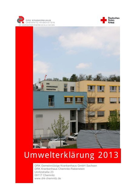 Umwelterklärung 2013 - DRK-Krankenhaus Chemnitz