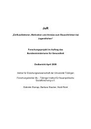 „Einflussfaktoren, Motivation und Anreize zum Rauschtrinken bei ...