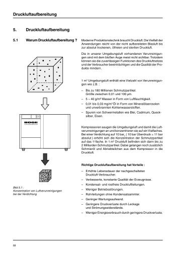 Druckluftaufbereitung 5. Druckluftaufbereitung - Drucklufttechnik