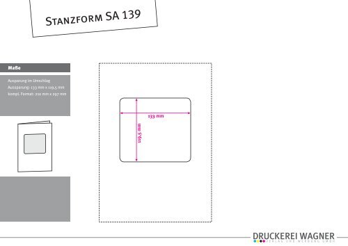 Stanzformen Sonderformen - Druckerei Wagner - Verlag und ...