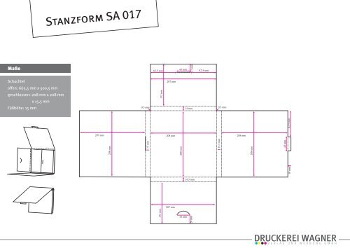 Stanzformen Sonderformen - Druckerei Wagner - Verlag und ...