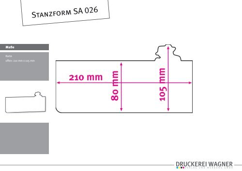 Stanzformen Sonderformen - Druckerei Wagner - Verlag und ...