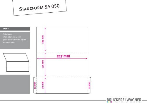 Stanzformen Sonderformen - Druckerei Wagner - Verlag und ...