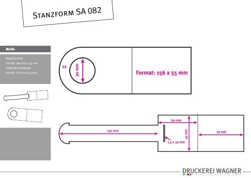 Stanzformen Sonderformen - Druckerei Wagner - Verlag und ...