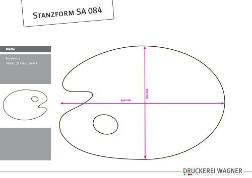 Stanzformen Sonderformen - Druckerei Wagner - Verlag und ...