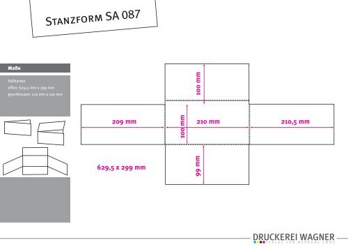 Stanzformen Sonderformen - Druckerei Wagner - Verlag und ...
