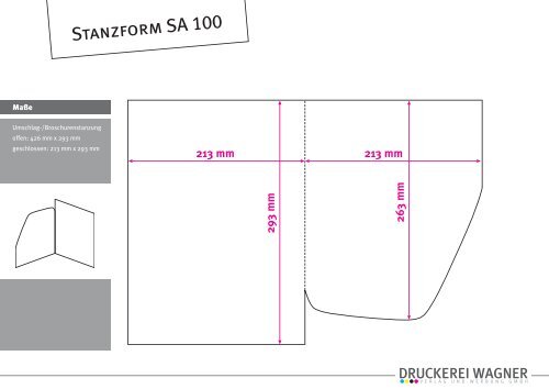 Stanzformen Sonderformen - Druckerei Wagner - Verlag und ...