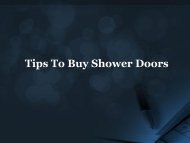 Tips to Select Shower Doors in San Diego