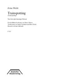 Trainspotting - Deutscher Theater-Verlag