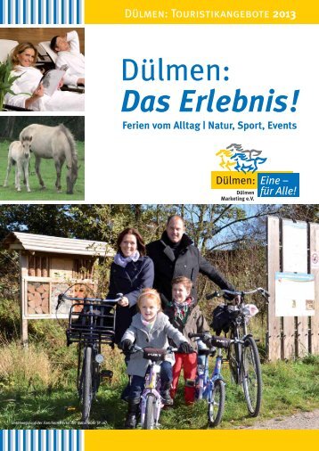 Touristikbroschüre 2013 - Dülmen Marketing