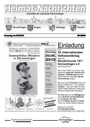 Ausgabe KW 26/2013 vom 27.06.2013 - Gemeinde Dürmentingen