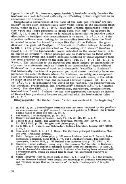 Prajapati's relations with Brahman, Brhaspati and Brahma - DWC