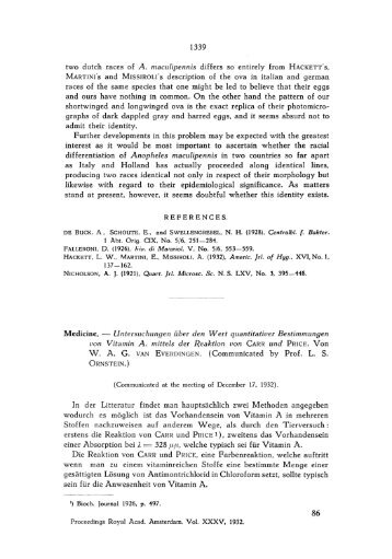 Untersuchungen über den Wert quantitativer Bestimmungen ... - DWC