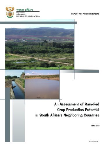 An assessment of rain-fed crop production potential in South Africa's ...