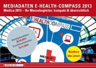 Mediadaten e-HeaLtH-COMPaSS 2013