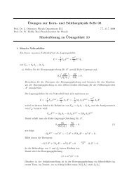 Musterlösung - E15.physik.tu-muenchen.de
