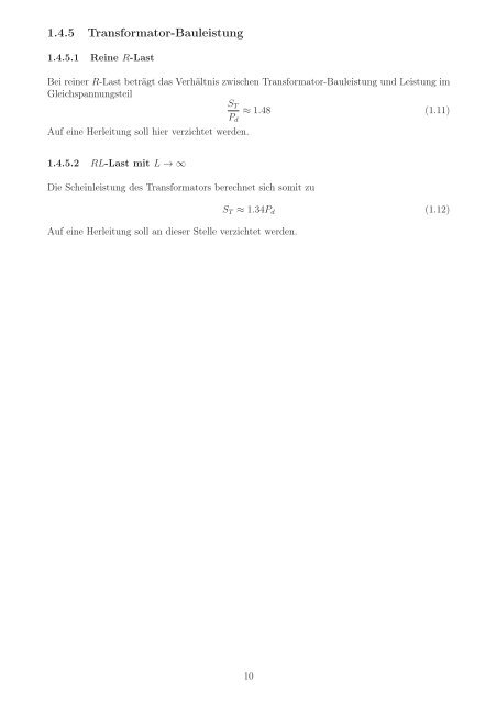 Diodengleichrichter - EAL Lehrstuhl für Elektrische Antriebssysteme ...