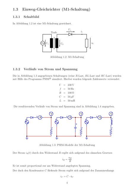 Diodengleichrichter - EAL Lehrstuhl für Elektrische Antriebssysteme ...