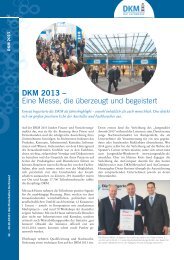 DKM 2013 – Eine Messe, die überzeugt und begeistert