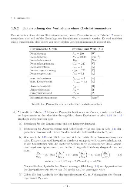 Versuchsanleitung - EAL Lehrstuhl für Elektrische Antriebssysteme ...