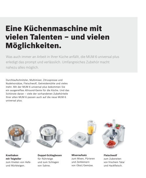 Ihr Erfolgsrezept für feine Küche? Technik ŕ la Bosch!