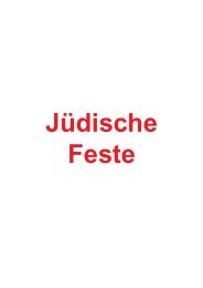 Jüdische Feste - Eberhard Gottsmann
