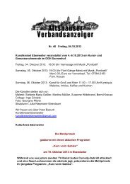 Verbandsanzeiger Teilbereich Ebenweiler Nr. 40-2013