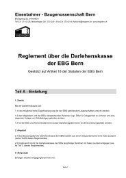 Reglement - EBG Bern