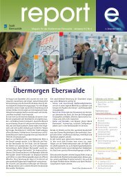 report e - Stadt Eberswalde