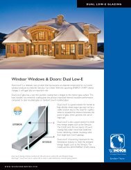 Windsor Windows & Doors: Dual Low-E