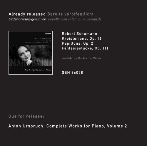 Anton Urspruch (1850–1907) Complete Works for Piano ... - eClassical