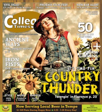 It's Time For Country Thunder - College Times