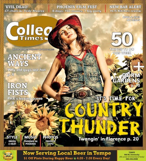 It's Time For Country Thunder - College Times