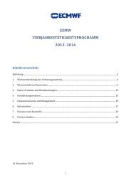 ezmw vierjahrestätigkeitsprogramm 2013–2016 - European Centre ...