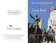 to launch the PDF document full screen - East Carolina University