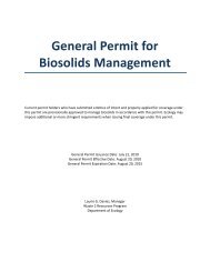 General Permit for Biosolids Management - Washington State ...