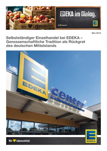 Selbstständiger Einzelhandel bei EDEKA – Genossenschaftliche ...