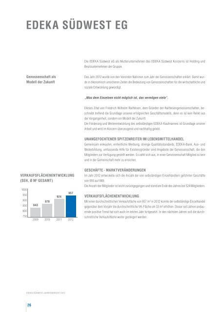 Jahresbericht EDEKA Südwest 2012