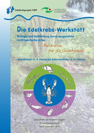 Lehrheft Grundschule - Edelkrebsprojekt NRW