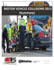 Motor Vehicle Collision Report - City of Edmonton