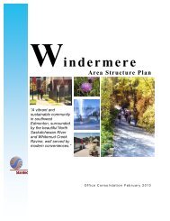 Windermere ASP Consolidation - City of Edmonton