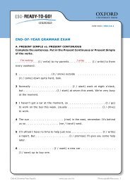 END-OF-YEAR GRAMMAR EXAM