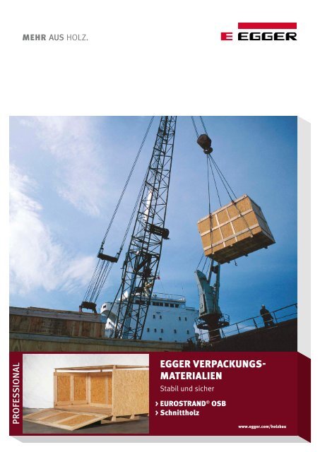 EGGER OSB Verpackung - Fritz Egger GmbH & Co.