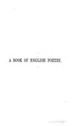 A book of English poetry; ed. by T. Shorter
